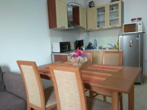 The livingroom - dining space.